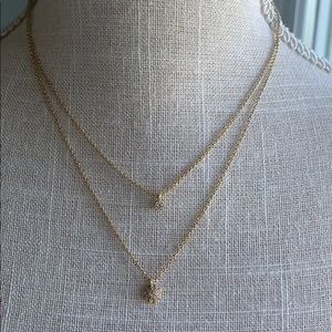 Gold layered necklace
